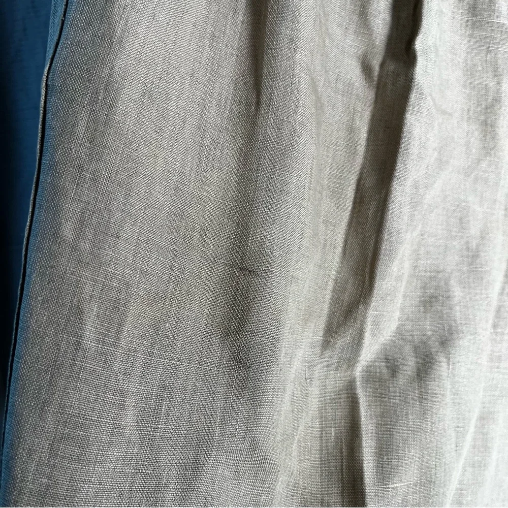Zeidler and Zeidler 100 Linen Pants Mens 34 Long Pleated Front High Waisted Pant